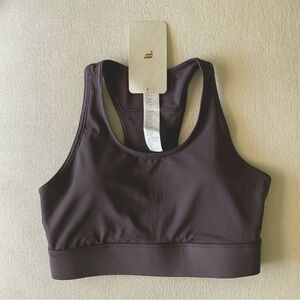 FABLETICS Mila Medium Impact Sports Bra. Size Medium Color Plum